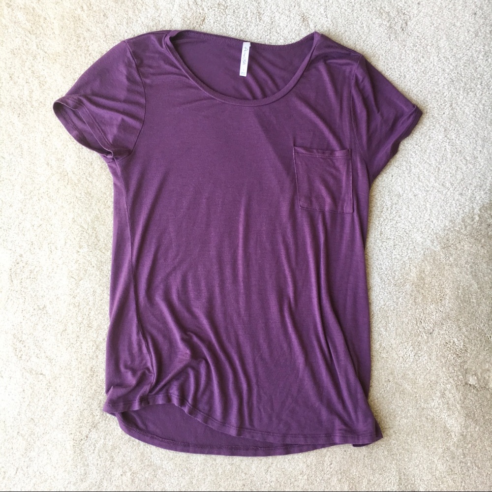 Basic Purple Tee - Picture 3 of 3